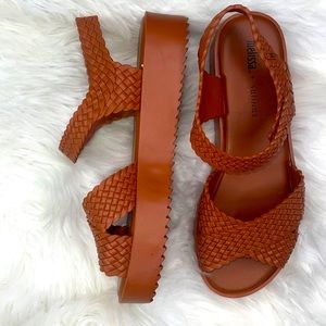 Melissa + Salinas Hotness Sandals brown jelly
